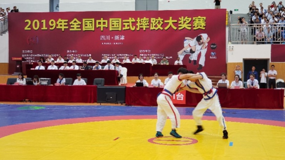 <b>2019全国中国式摔跤大赛在成都新津开幕</b>